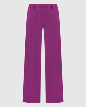 Off-White Фиолетовые брюки с патчем логотипа OWCA161F22FAB002