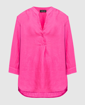 ANNECLAIRE Рожева блуза з льону D0234670