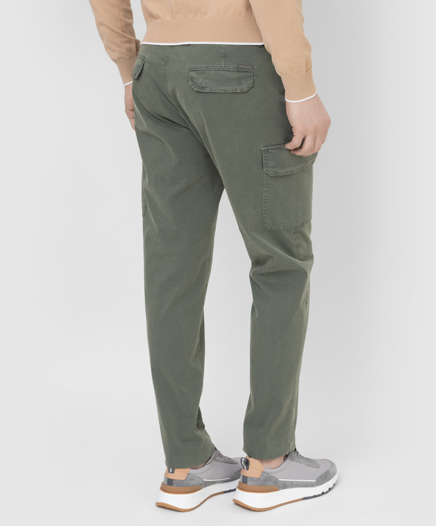 Peserico Зелені штани-карго R54518T302481 зображення 4
