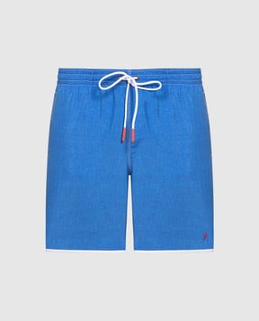 ISAIA Синие шорты для плавания COS017BW190