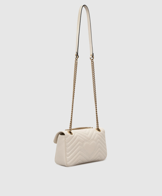 Gucci Светло-бежевая кожаная сумка 443497DTDIT изображение 3