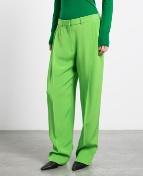 Victoria Beckham Зеленые штаны 1322WTR003727A