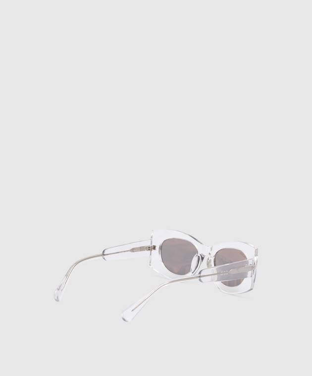 Max & Co Прозорі сонцезахисні окуляри MO0068 зображення 4