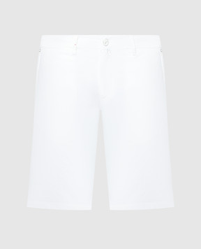 Kiton Білі шорти з шовком UFBLACK0606D