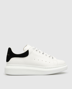 Alexander McQueen Белые кожаные кроссовки Oversized с логотипом. 553770WHGP7