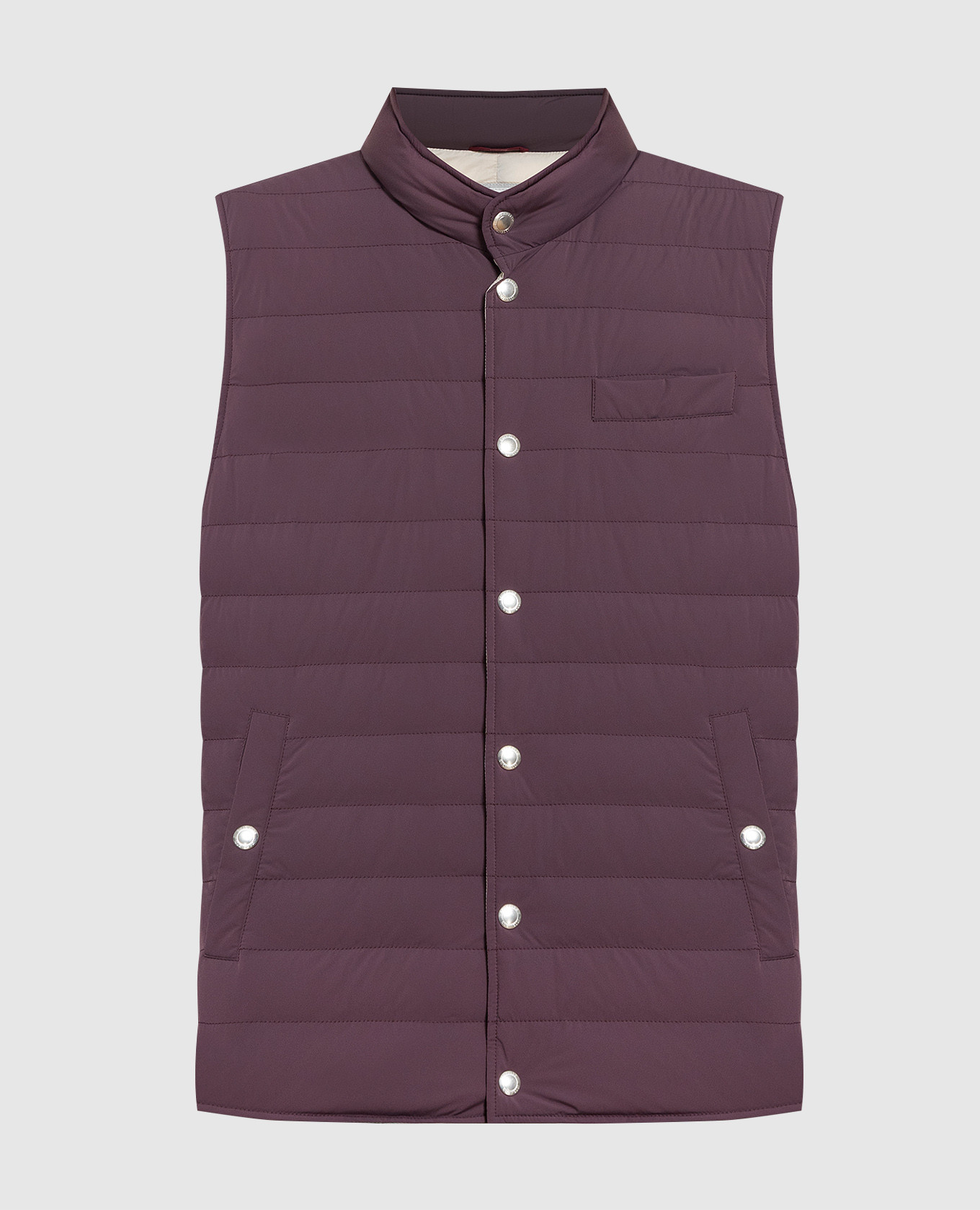 Purple down vest