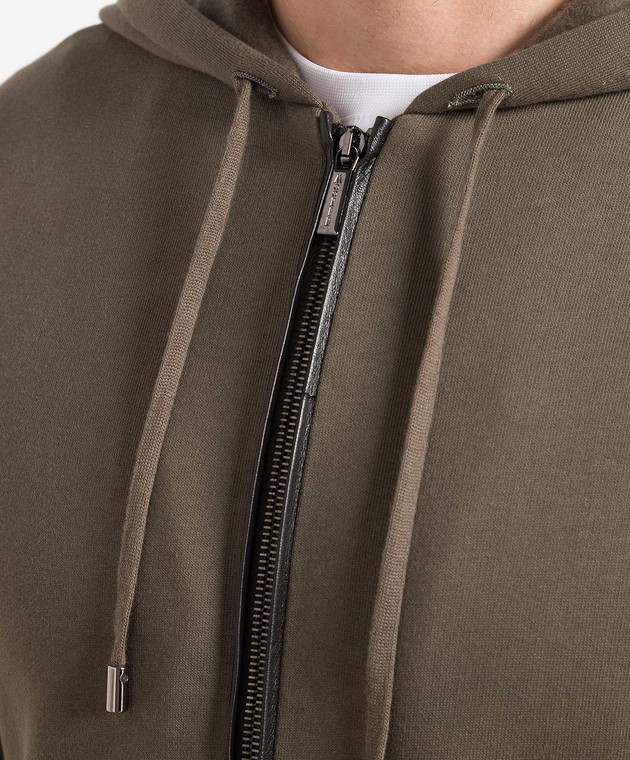 MooRER Спортивная кофта цвета хаки TARANLIL изображение 5