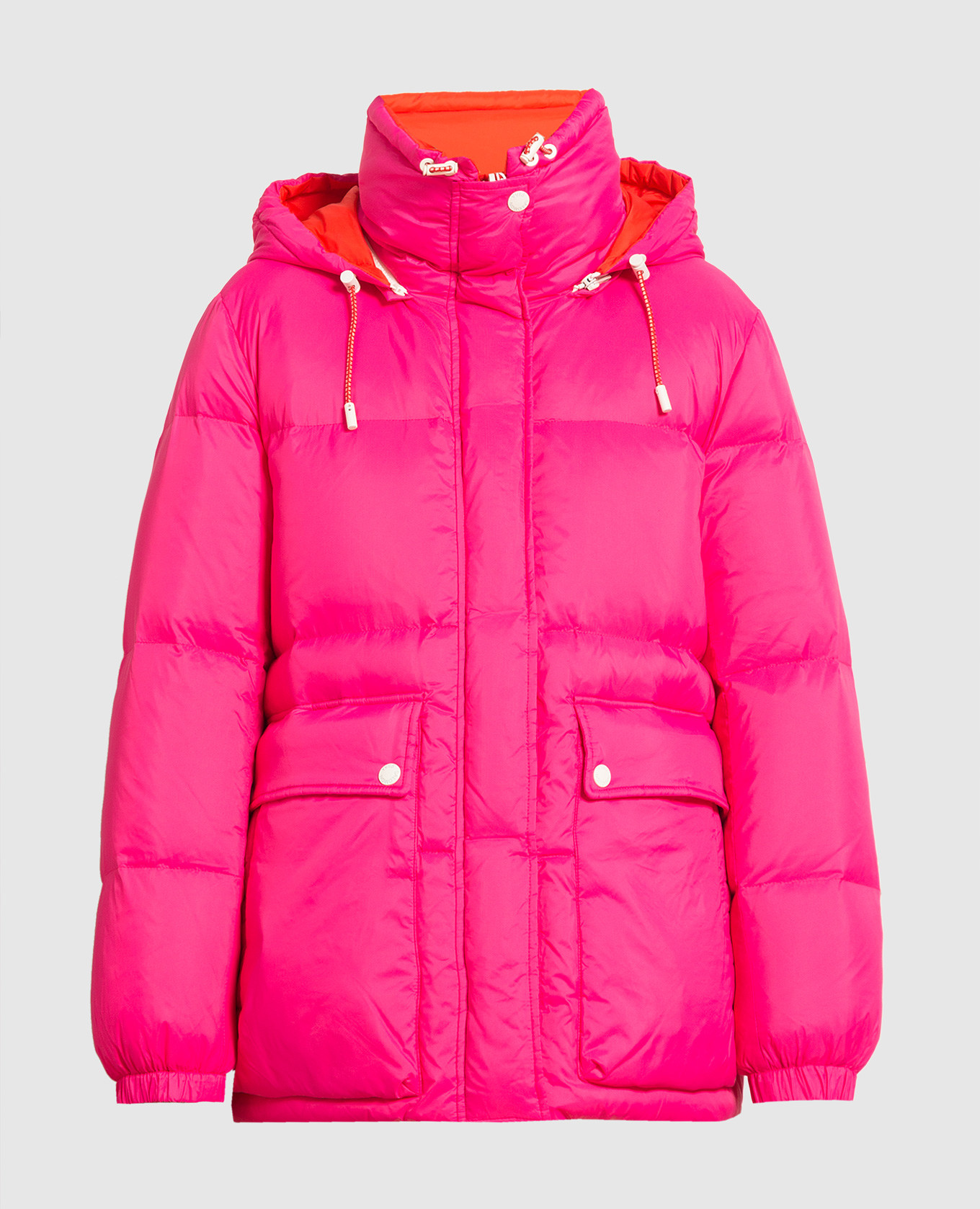 Pink reversible down jacket