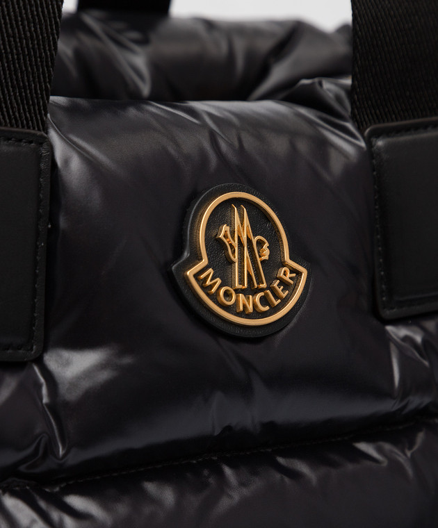 Moncler Черная стеганая сумка-тоут Caradoc 5D00005M2176 изображение 5
