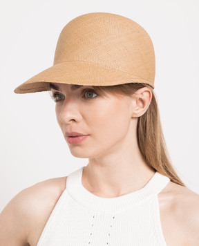 Loro Piana Солом'яна кепка Baseball Egle FAM9232