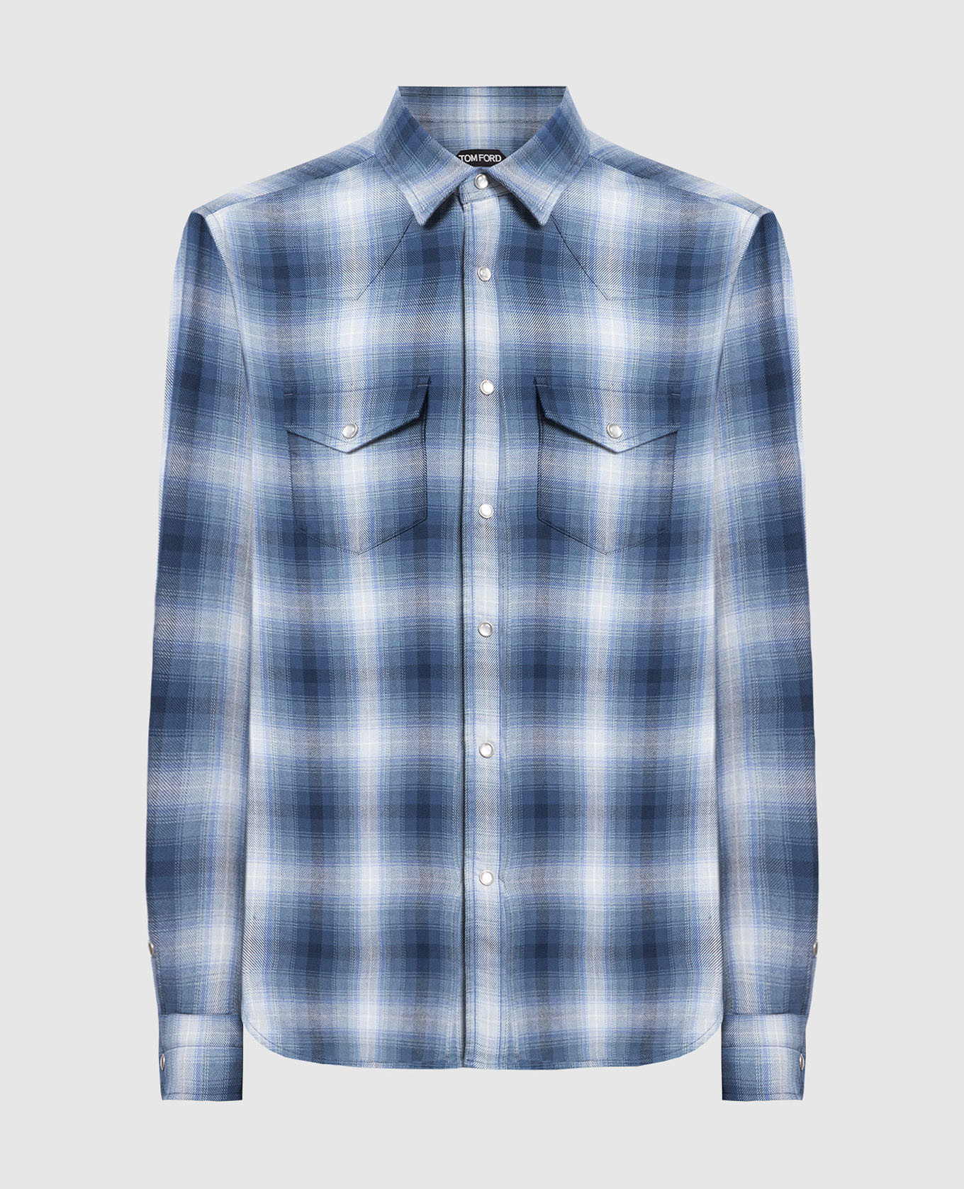 

Синяя рубашка в клеточку, Синий, Рубашки