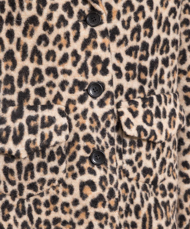 Ermanno Scervino Пальто в леопардовий принт D416I328EIB зображення 5