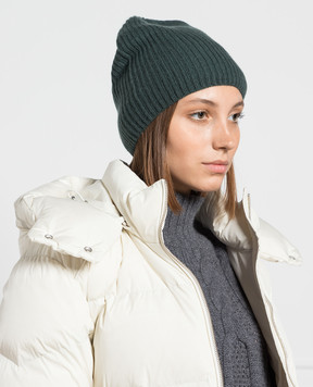 Allude Зелена шапка з кашеміру 23530026