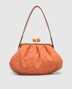Max Mara Weekend Оранжевая сумка с кружевом HOMMAGELAFRANCE
