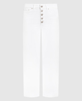 Dondup White jeans DP268BBS0030DPTD
