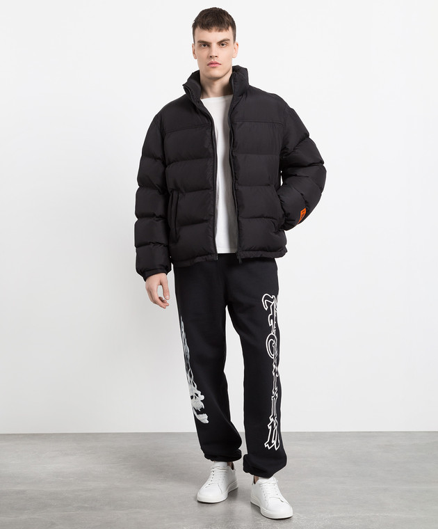 Heron Preston Logo Patch Puffer Jacket Heron Preston