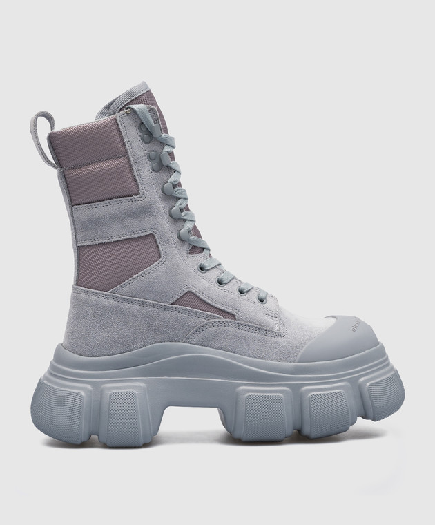 Alexander Wang Storm gray combination boots 30223B031