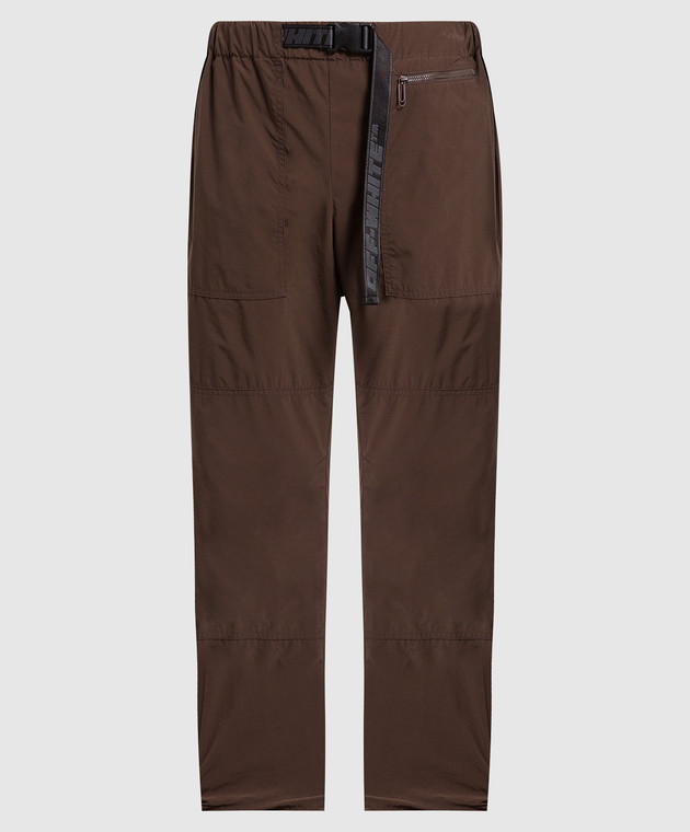Off-White Industrial brown trousers OMCA230S22FAB001