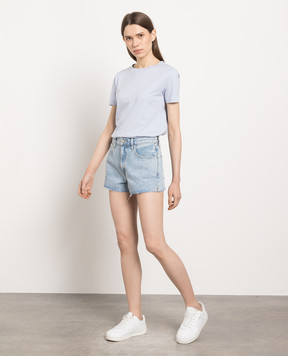 SLVRLAKE Блакитні джинсові шорти Farrah Short SS21FARS707STMWN