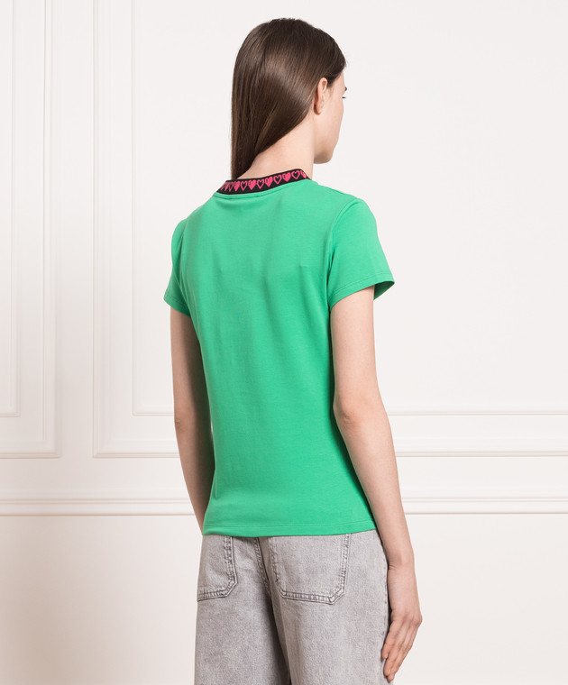 Max & Co Green TAMABEAD t-shirt with Tamagotchi patch TAMABEAD изображение 4