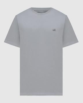 C.P. Company Серая футболка с принтом логотипа MTS044A005100W