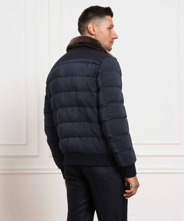 MooRER - Viani-os navy down jacket VIANIOS - buy with Croatia