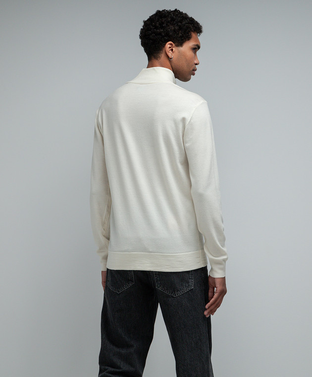 C.P. Company White jumper with logo MKN073A005528A image 4