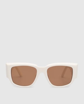 Palm Angels Белые солнцезащитные очки Laguna PERI015C99PLA001