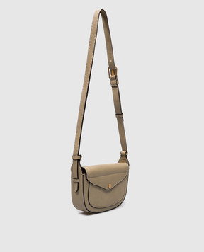 Gianni Chiarini Зелена шкіряна сумка-седл Sandy з логотипом BS10560RMN