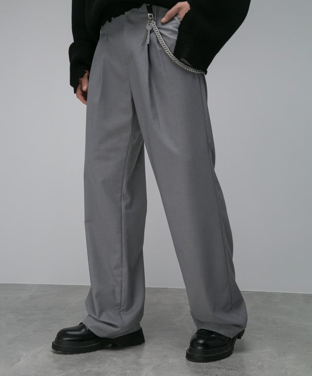 C2H4 Gray pants R008PT052 buy with Sweden delivery at Symbol