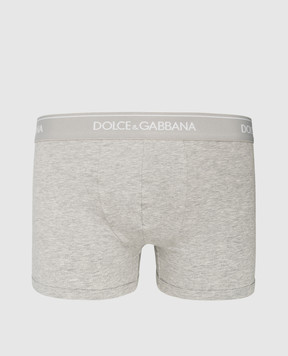 Dolce&Gabbana Набор серых боксеров с логотипом. M9C07JONN95