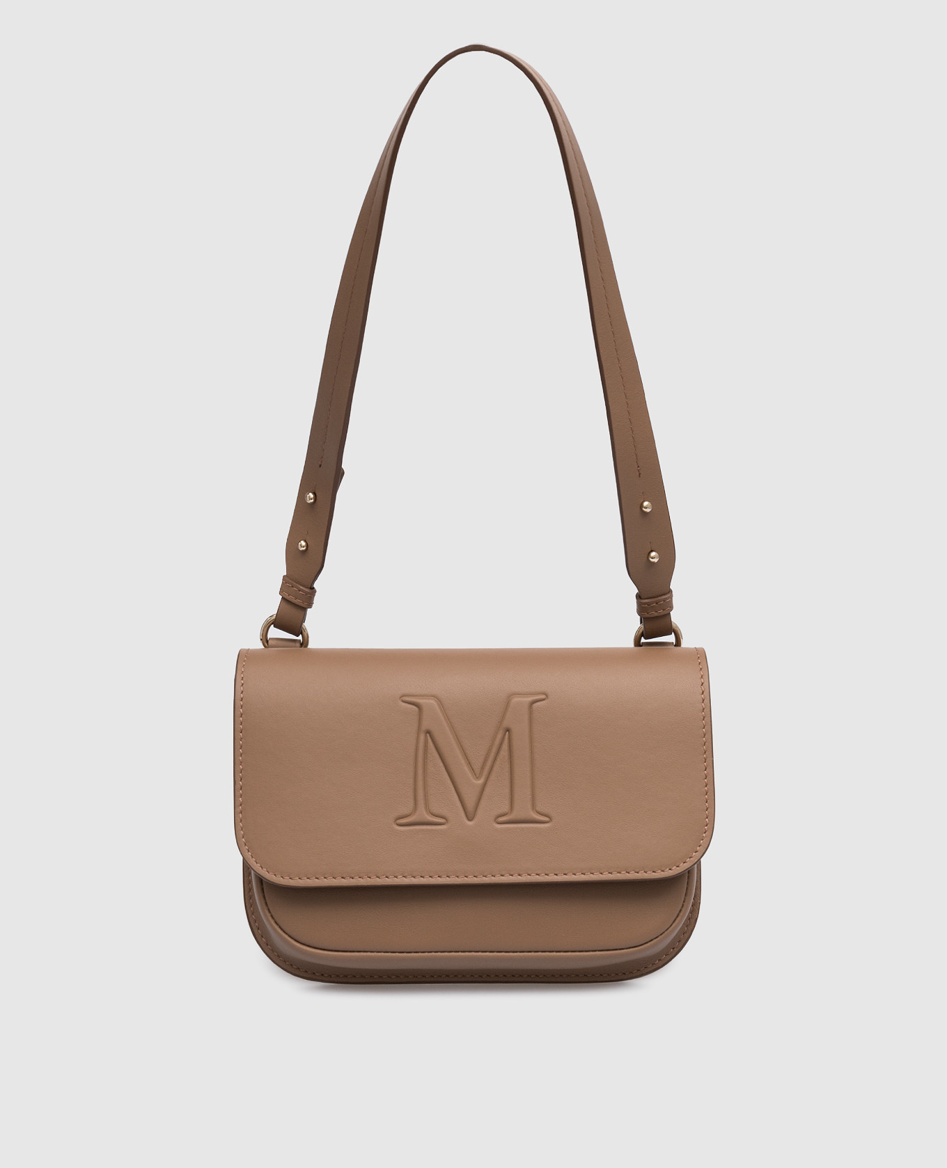 MYMHTZL Brown Leather Messenger Bag