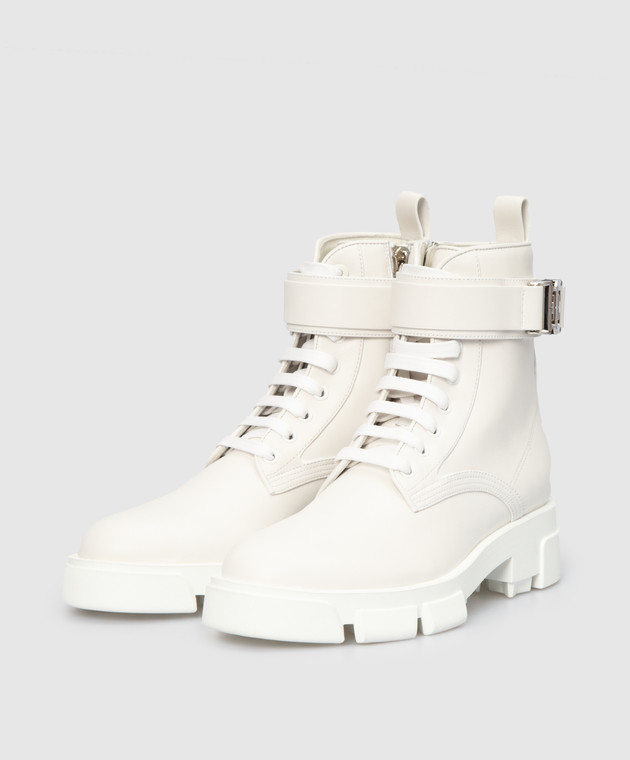 Givenchy Білі шкіряні черевики BE603PE1AJ зображення 2