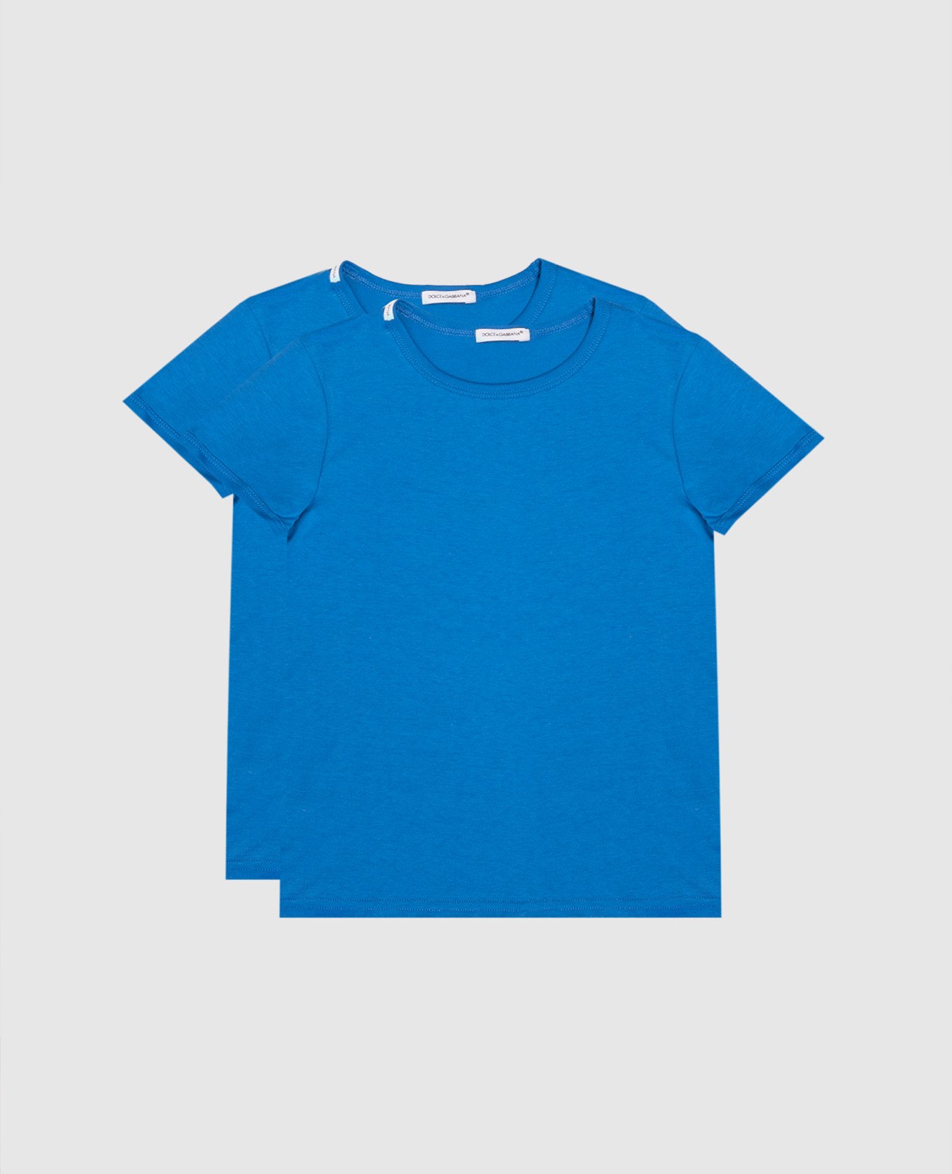 Детский набор синих футболок