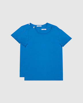 Dolce&Gabbana Детский набор синих футболок L4J703G7OCU