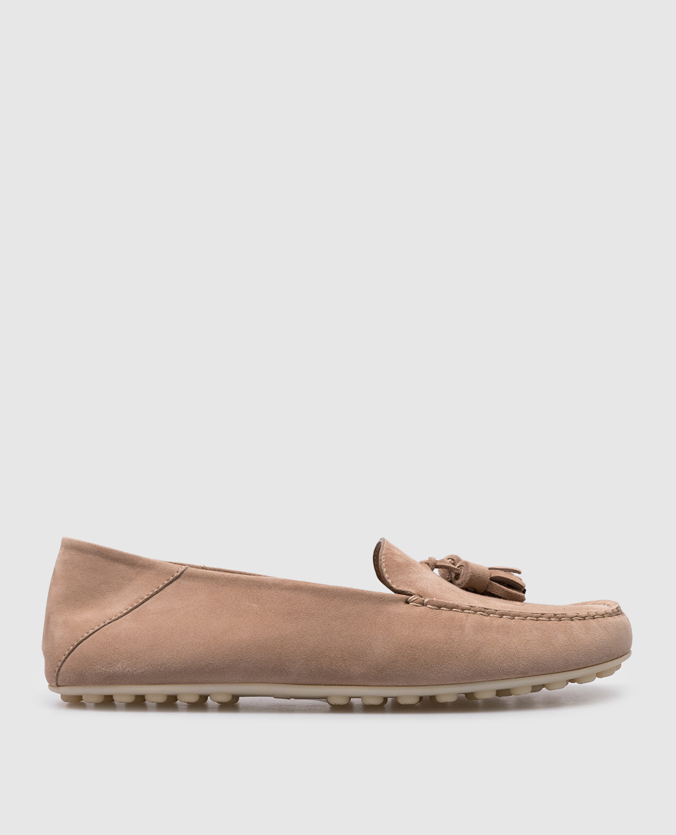 

Коричневые замшевые мокасины DOT SOLE LP, Коричневый, Мокасины
