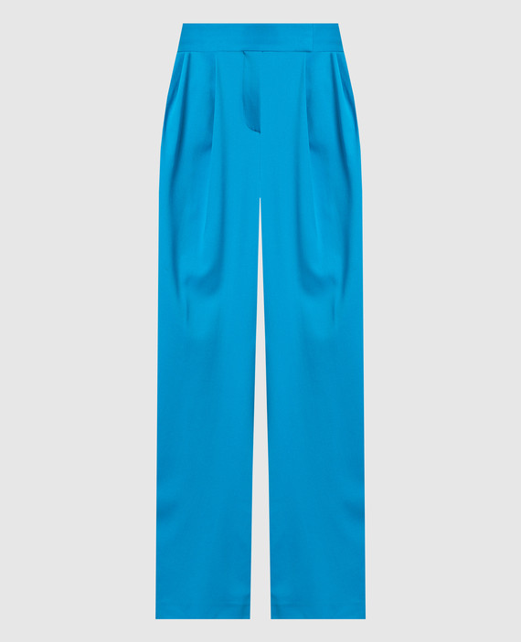 Gary blue wool trousers