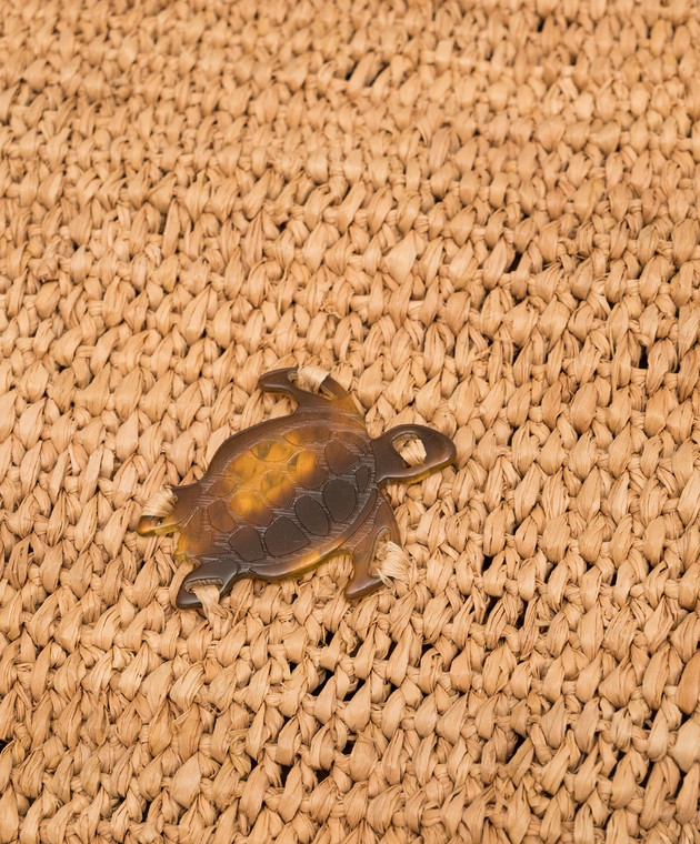 Vilebrequin Babeth brown raffia beach bag BTHU3102 image 5
