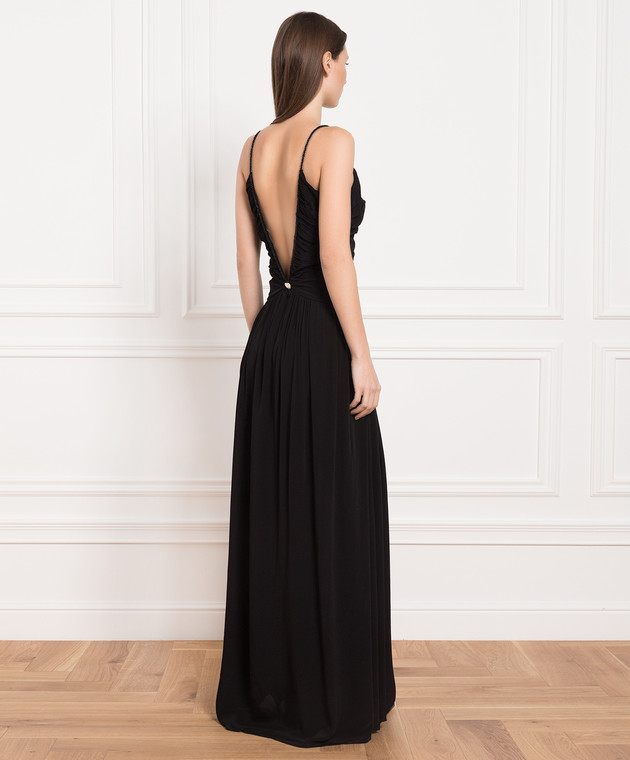 Twinset Black maxi dress with beads 231LB2PAA изображение 4