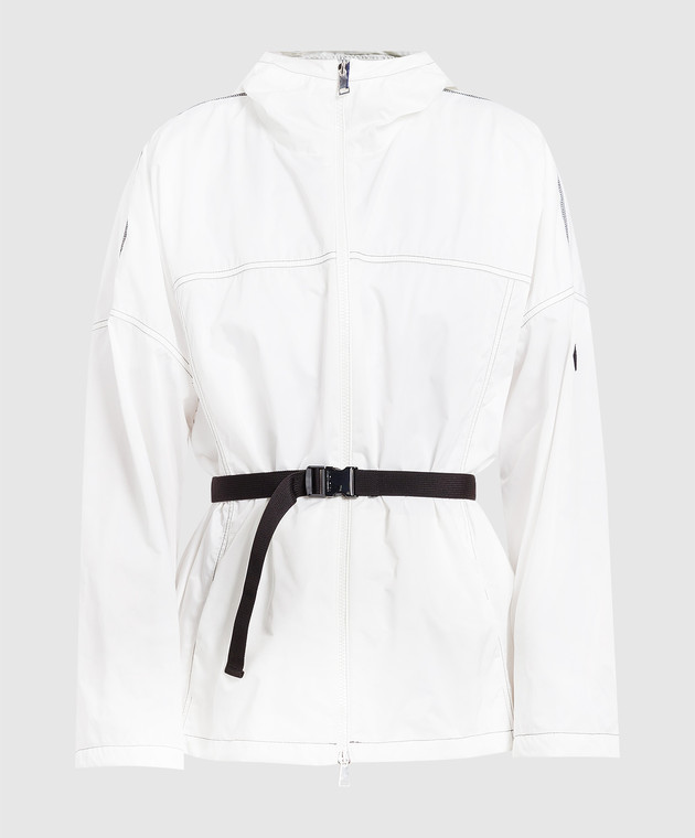 Moncler Біла куртка Ronhua з контрастним рядком 1A0008454A1K