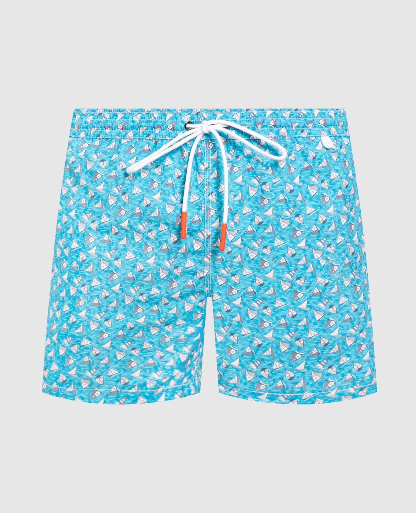 

Голубые шорты для плавания с принтом, Голубой, Плавательные шорты