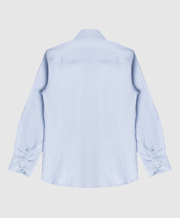 Stefano Ricci Children's blue striped shirt YC002317LJ1761 image 2