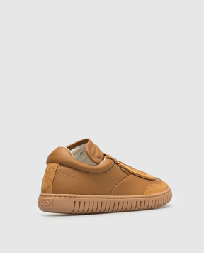 Bally Коричневые кожаные кеды Player WK005FVT012