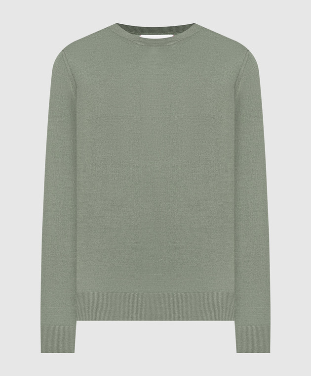 Babe Pay Pls Green wool, silk and cashmere jumper MD9441318410R