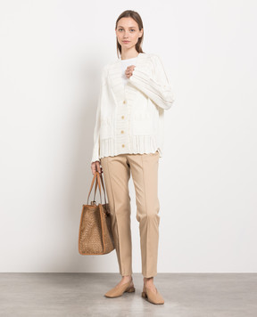 Ermanno Scervino Бежеві штани D426P313ISG