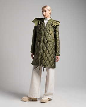 Mackage Зеленая стеганная куртка Kula KULA