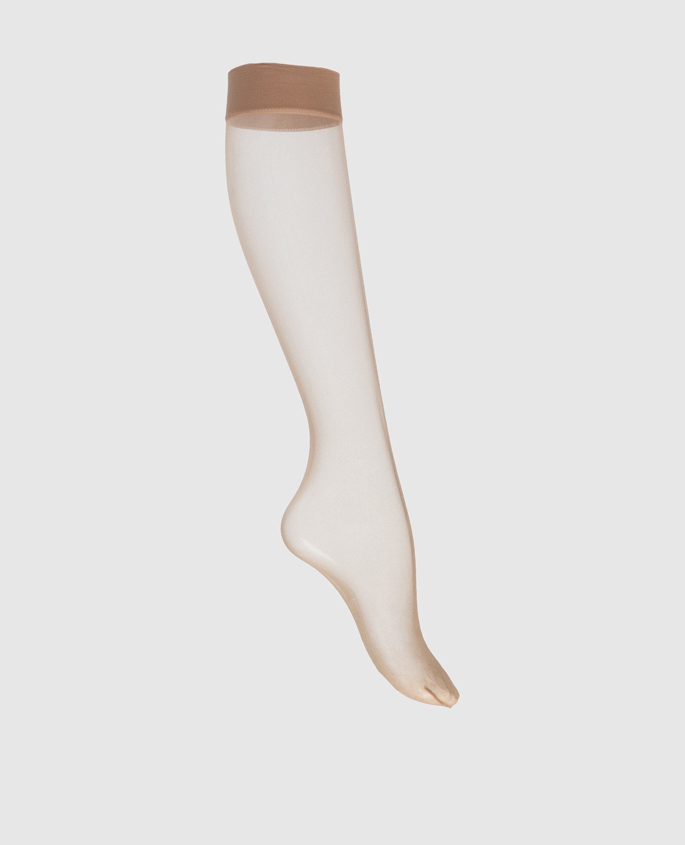 Nude 8 den light beige knee socks