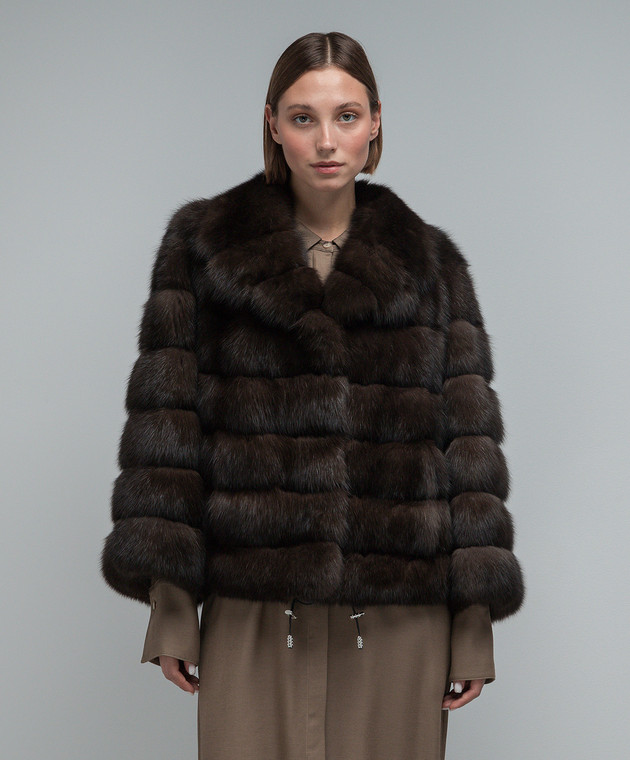 MalaMati Fur coat made of sable fur with an adjustable bottom 202222 image 3