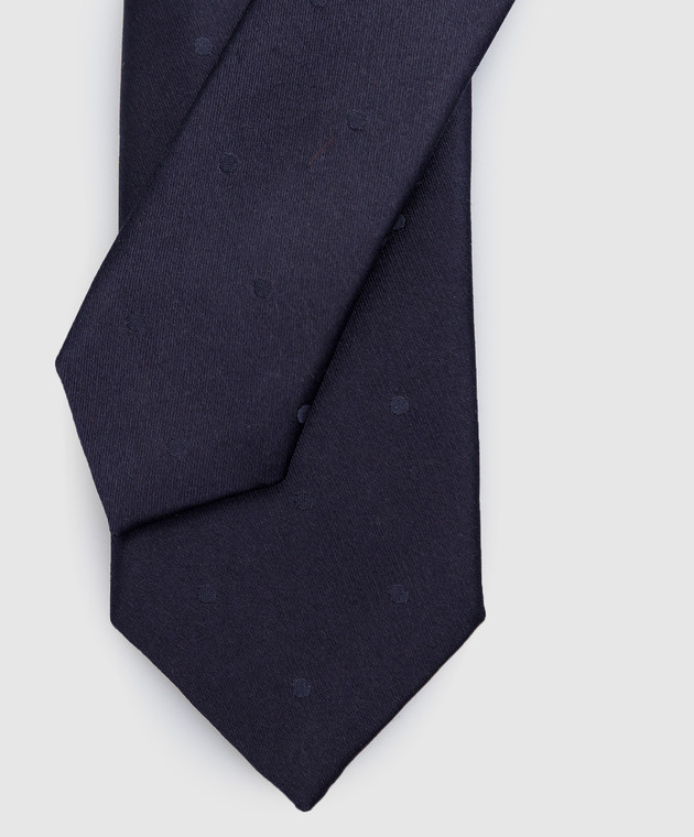 Stefano Ricci Дитяча синя краватка з шовку YCCX74168 зображення 3