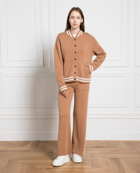 Allude Коричневий кардиган з вовни та кашеміру 23517710
